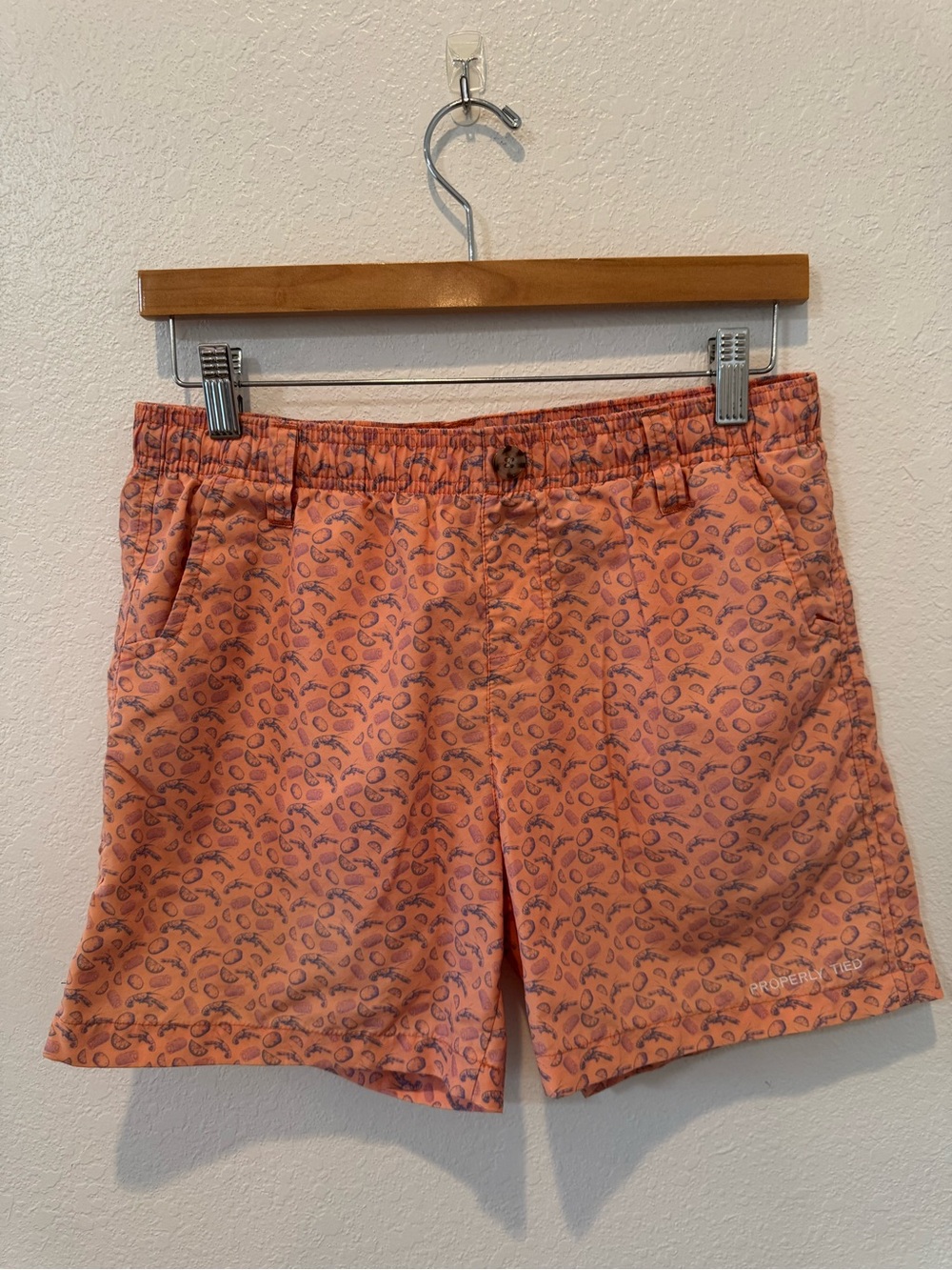 The Mallard Short by Properly Tied Boys Shorts in Crawfish Boil